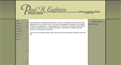 Desktop Screenshot of paulheaglesonfuneralhome.ca